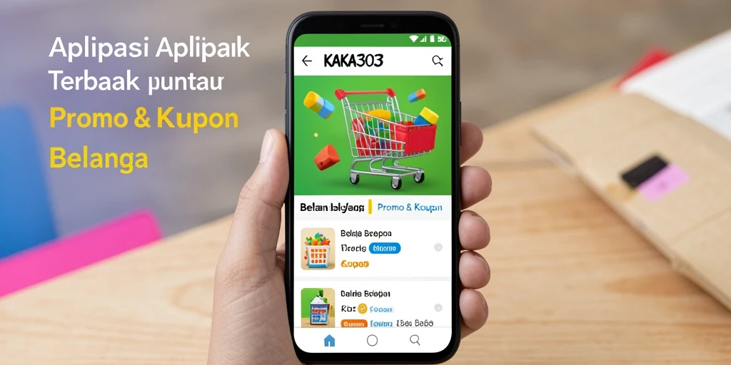 Antarmuka KAKA303 yang sederhana dan menarik untuk Promo & Kupon.