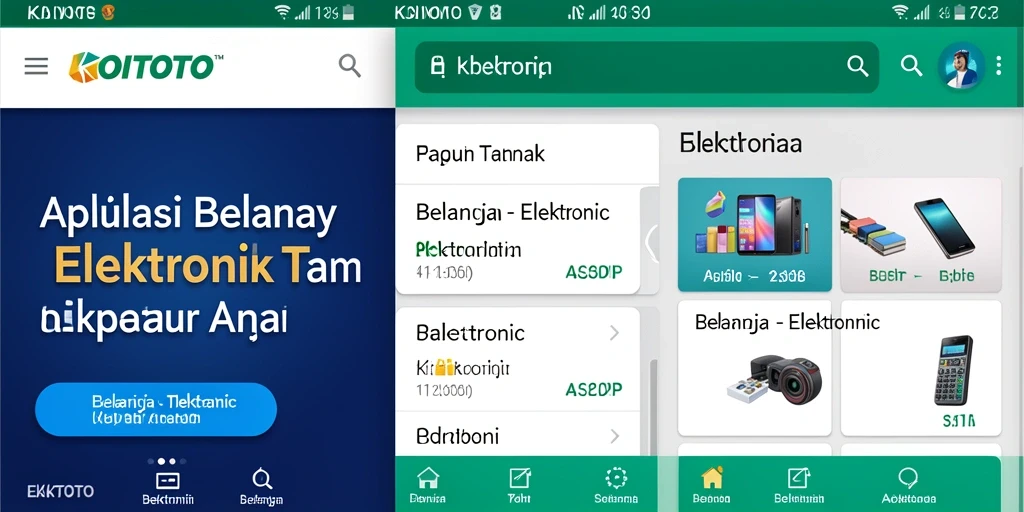 Antarmuka aplikasi KOITOTO yang sederhana dan intuitif.