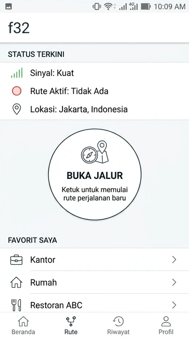Tampilan link alternatif f32